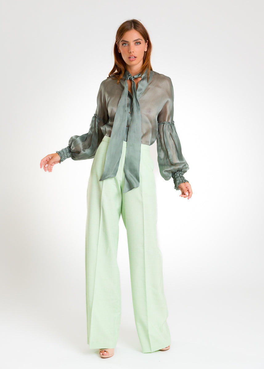 Camicia manica larga organza – Roberta Bacarelli